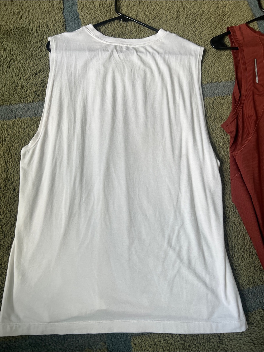Fabletics BUNDLE of 4 Athletic Tank Tops - White, Rust, Black, Navy - Picture 7 of 7